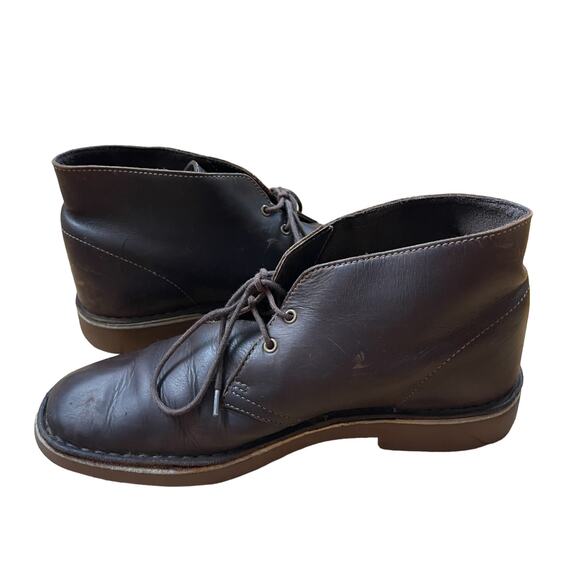 Clarks Bushacre 2 Mens Chukka Boots Size 8.5 M US Ankle Brown Leather - Picture 2 of 11